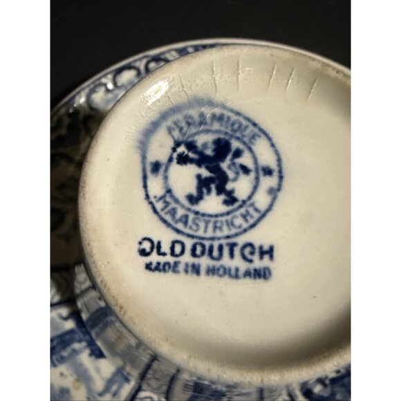 Vintage Royal Sphinx Maastricht Holland Cup & Saucer Windmill Tulips Sailboat - Picture 5 of 8